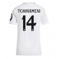 Camisa de time de futebol Real Madrid Aurelien Tchouameni #14 Replicas 1º Equipamento Feminina 2024-25 Manga Curta